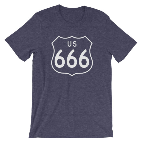 Highway 666 t-shirt - blue