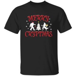 Merry Cryptmas Bigfoot Dogman T-Shirt